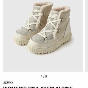 Sorel Women's Ona Avetm Boots - Cream and Gray